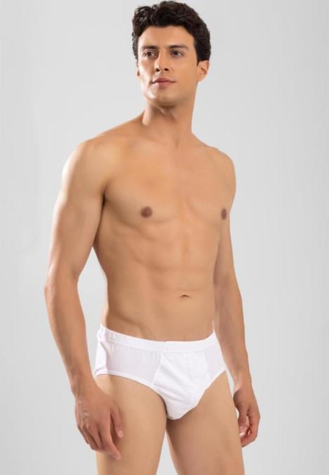 Chilot Bărbați din Bumbac –ALB,Engros